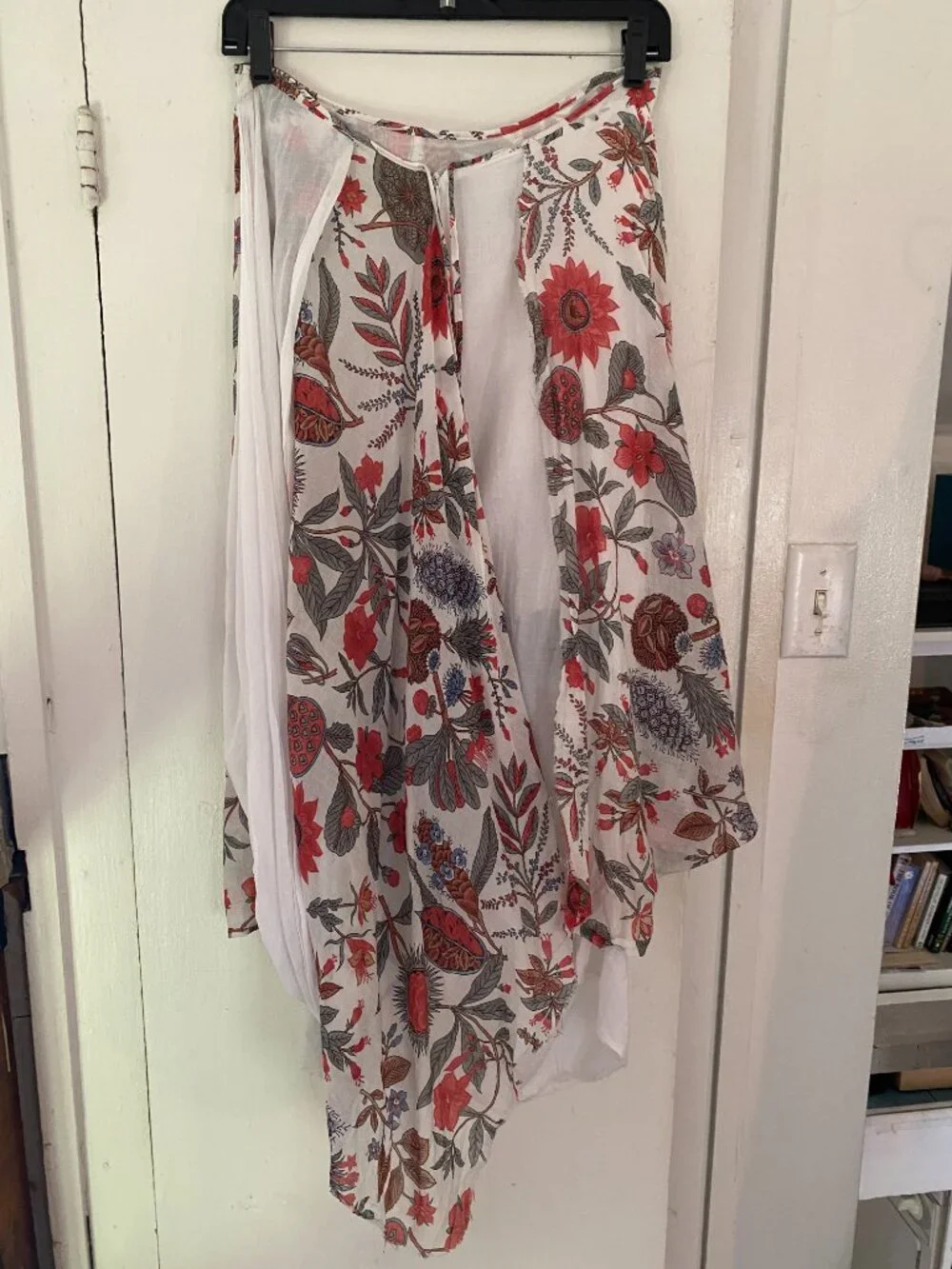 Vivienne Westwood Anglomania Blouse & Skirt Set in Botanical Poppy Print - Picture 12 of 13